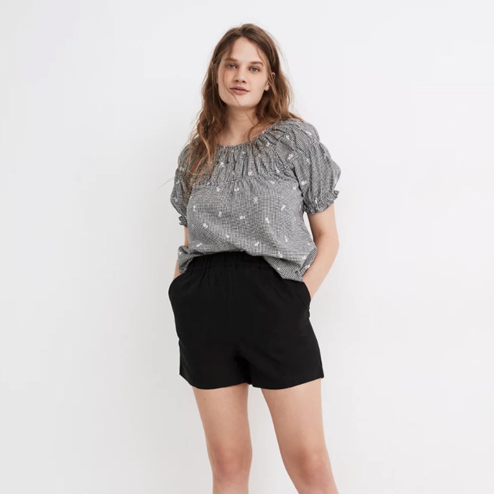 Madewell Linen-Blend Shorts